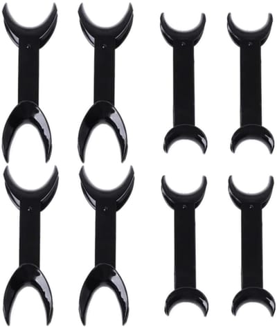 Dailygoods- Wandhouder T-vormige mondopener - Set van 8 - Dubbele kop - Intraorale wang-lippenhouder - Tandarts gereedschap - Temperatuurbestendig tot 135 graden Celsius