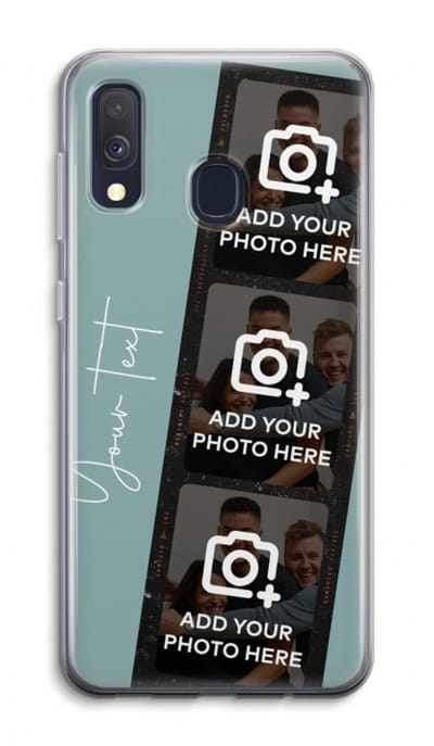 Gepersonaliseerd - Case Company® - Hoesje geschikt voor Samsung Galaxy A40 hoesje - Filmrol N°1 - Soft Cover Telefoonhoesje - Bescherming aan alle Kanten en Schermrand