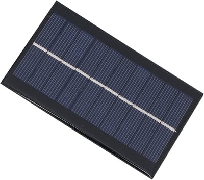 Zonnepaneel Module - Zonnecel Paneel - Energie Opwekken - Hoge Conversie Efficiëntie - 100 x 70 mm - Zwart