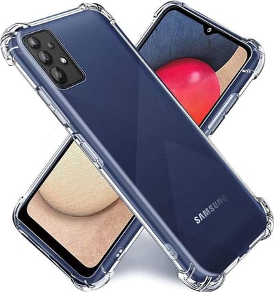 Hoesje geschikt voor Samsung Galaxy A32 (4G) Hoesje - Anti Shock Back Cover - Hybride Shock Proof Galaxy A32 (4G) Transparant Case - EPICMOBILE