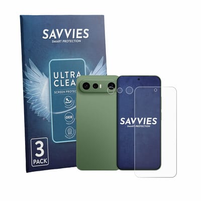 Savvies - Screenprotector voor Vivo X300 FE (Voor+Camera) - Folie Beschermfolie transparant 6 Stuks
