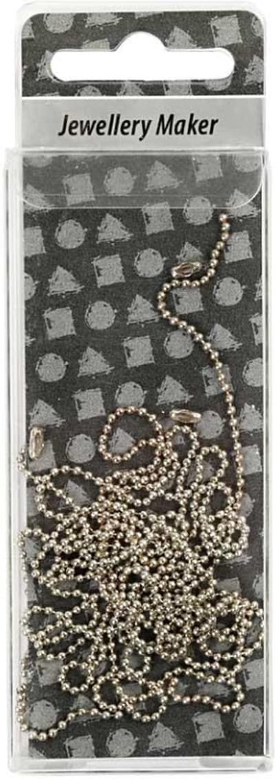 Creativ Company Balletjesketting 1,5 mm Zilver 3 m