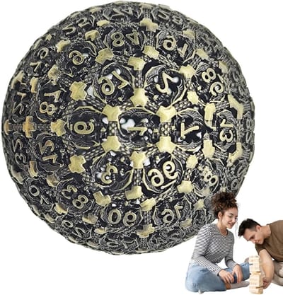 100 Zijdige Dobbelstenen - Polyhedrale Dobbelstenen Rollenspel - Spel Avonden - Precisie Metalen Constructie - 5 cm - Niet gespecificeerd