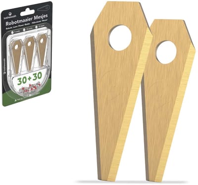 To the South® Universele Robotmaaier Mesjes geschikt voor o.a. Bosch Indego & Honda Miimo HRM 40 (Live) & HRM 70 Live - Titanium - 30 Stuks