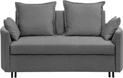 HOVIN - Slaapbank 2-zits - Grijs - Polyester