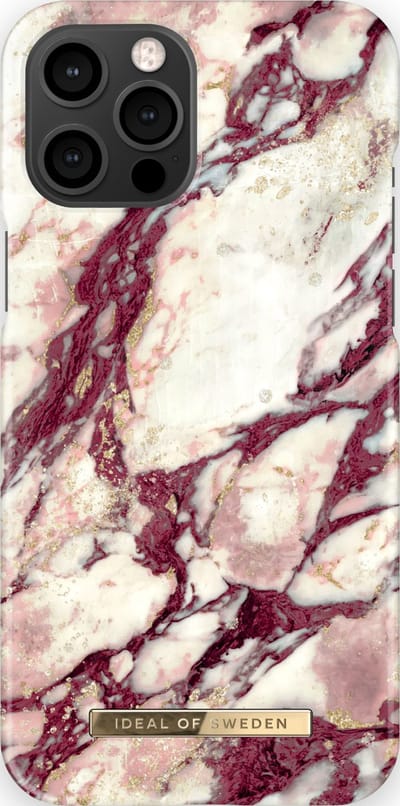iDeal Of Sweden Fashion Case iPhone 12 Pro Max Calacatta Ruby Marble