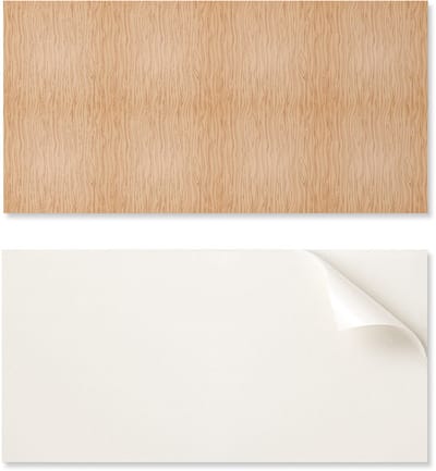 Zelfklevend vinylpaneel - Kantoorwanddecoratie 100x50 cm Houtnerfpatroon