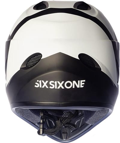 SixSixOne Comp Full Face Helm, white Hoofdomtrek XL | 60-62cm