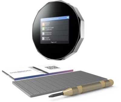 SecuX V20 + SOLIDHODL - Kortingsbundel - Hardware Wallet - Wallet voor Bitcoin, Ethereum en vele andere crypto