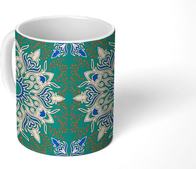 Mok - Koffiemok - Mandala - Patronen - Zen - Mokken - 350 ML - Beker - Koffiemokken - Theemok