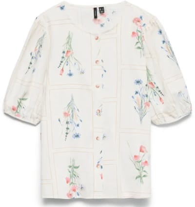 VERO MODA - VMJAMIE ELSE 2/4 TOP WVN - Dames - Blouses