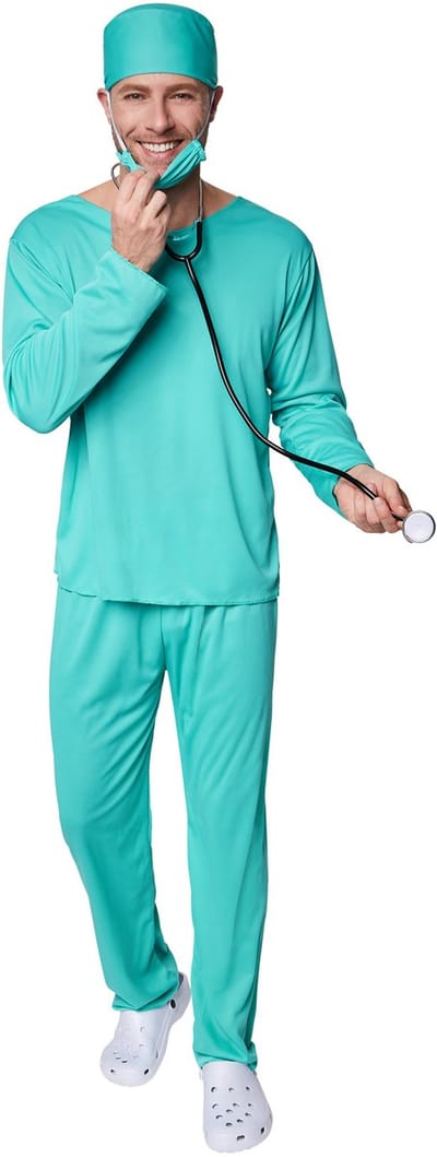 dressforfun - Herenkostuum chirurg M - verkleedkleding kostuum halloween verkleden feestkleding carnavalskleding carnaval feestkledij partykleding - 301529