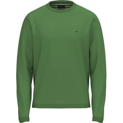 Fynch-Hatton Trui O-Neck Light Air Cotton Avocado / male