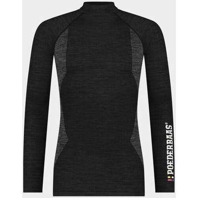 Poederbaas Thermoshirt Longsleeve Technical - Heren - Zwart - Maat XXL