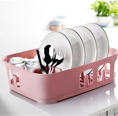 Emhouse Smart Keuken Afdruiprek | Rechthoekig | Roze