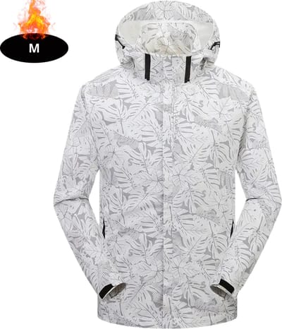Livano Windjas Heren - Parka - Lente & Herfst - Jas - Volwassen - Windjack - Windbreaker - Outdoor - Wit - M
