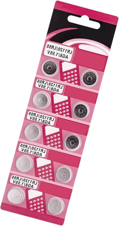 Knoopcel Batterijen - Kleine Batterijen Ronde Batterijen - Apparaten Voeden - Stabiele Spanning - 116 mm x 21 mm - Metaal