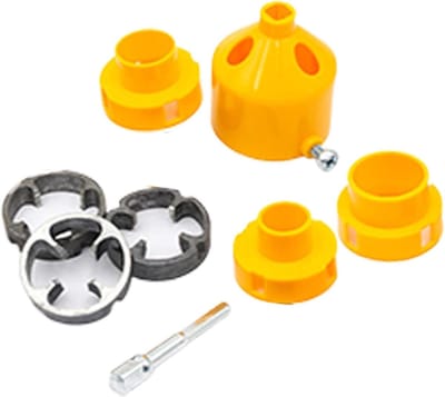 Buisgeleider Set - Tappen Schroefdraad - Loodgieterswerk - Beschadigde Schroeven Verwijderen - 15.1 x 7.5 x 7.3 cm - B