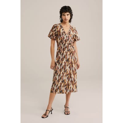 WE Fashion Dress Mid Length Yellow Taglia: S | Abiti Midi Outlet | Donna | Giallo