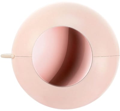 Dailygoody - Mini pluizenroller - Pluisverwijderaar - Draagbaar - Roze - Ronde pluisroller - Geschikt voor huisdierkleding - Perfect voor banken en ta...
