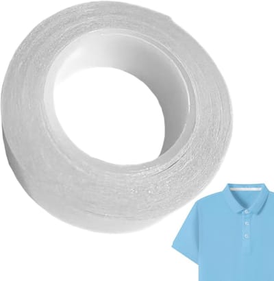 Nekbescherming Kledingstuk - Zweetband Kraag - Overhemden Droog Houden - Onzichtbaar en Huidvriendelijk - 5 Meter Rol - Wit