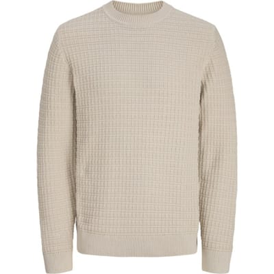 JACK&JONES - JPRBLABRUCE KNIT STRUCTURE CREW NECK - Heren - Gebreide truien