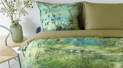 Beddinghouse Alika dekbedovertrek - Eenpersoons - 140x200/220 cm - Blauw Groen