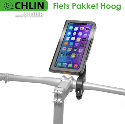 CL CHLIN® Odier Waterdichte Telefoonhouder Fiets – Universele Fietshouder voor Smartphone 4 t/m 7 Inch – Anti-Shock – 360° Draaibaar