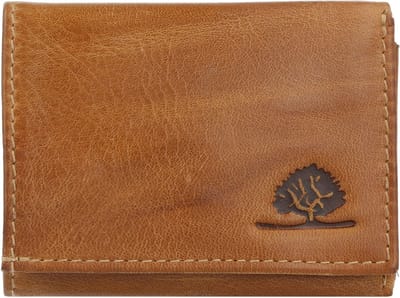 Greenburry Tornado Portemonnee RFID-bescherming Leer 9.5 cm - Jongens - Horizontaal - peanut brown