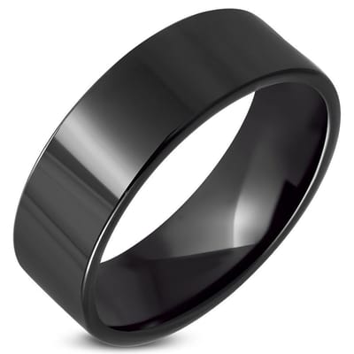 Amanto Ring Akash - 316L Staal - 8 mm - Maat 63-20mm