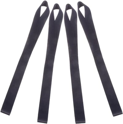 Spanriemen Motorfiets - Bevestigingsbanden Scooter - Vervoer Vastzetten - Duurzaam Nylon Materiaal - 32x2.5cm - Zwart