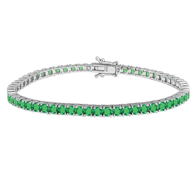 Juwelier Zwartevalk - Zilveren (gerhodineerd) tennisarmband 23.317-G/18 cm-