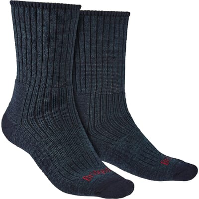 Bridgedale - Heren Wandeling Middelgewicht Merino Wol Sokken - Marineblauw