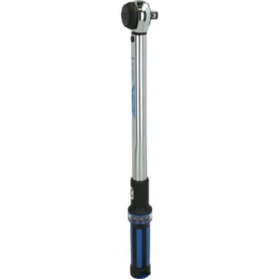 BRILLIANT TOOLS 1/2" Momentsleutel met draaiknop omschakelbare ratelkop 60 - 320 Nm - BT141902