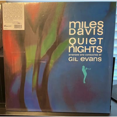 LP Plaat MILES DAVIS - Quiet Nights DMOO057 Destination Moo 2024 Europa Jazz brown