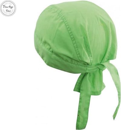 New Age Devi - Sport Bandana - Unisex - One Size - Lime Groen