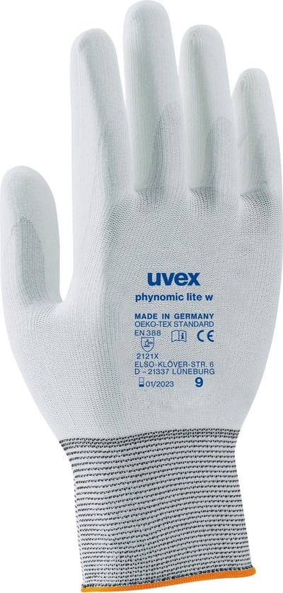 uvex phynomic lite w 6004108 Werkhandschoen Maat (handschoen): 8 EN 388 1 paar