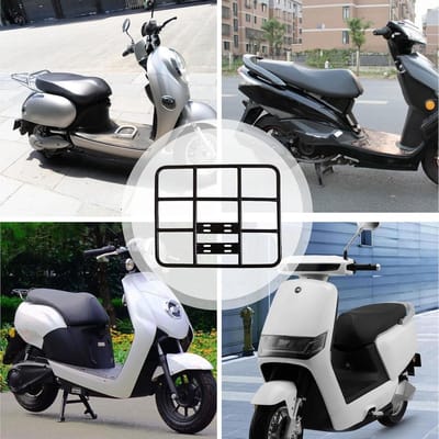 Fietsmand Achter - Bagagedrager Mand - Transport Boodschappen - Zware Lasten Dragen - 40 kg - Zwart