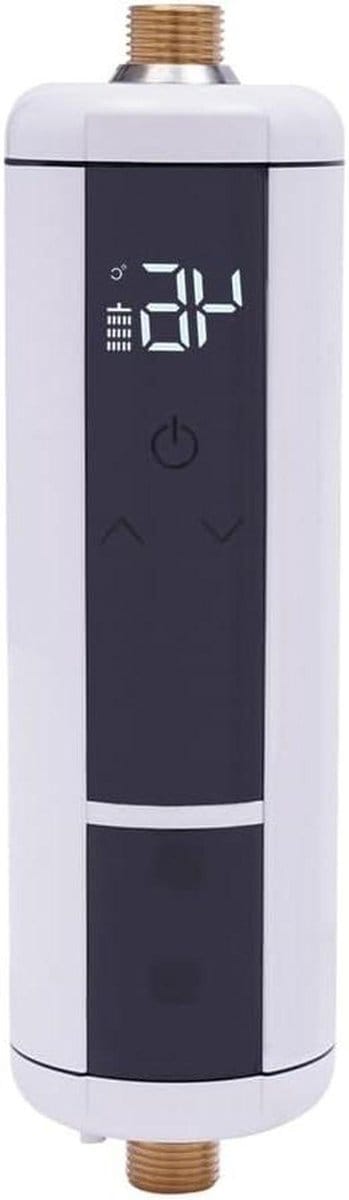 Directe Waterverwarmer - Elektrische Boiler - Warm Water Creëren - Energiezuinig A Label - 3.5 kW - Zwart Wit