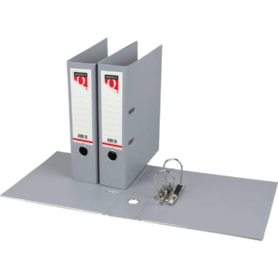 Ordner Quantore A4 80mm PP grijs