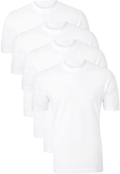Schiesser American T-shirt 4-pack wit