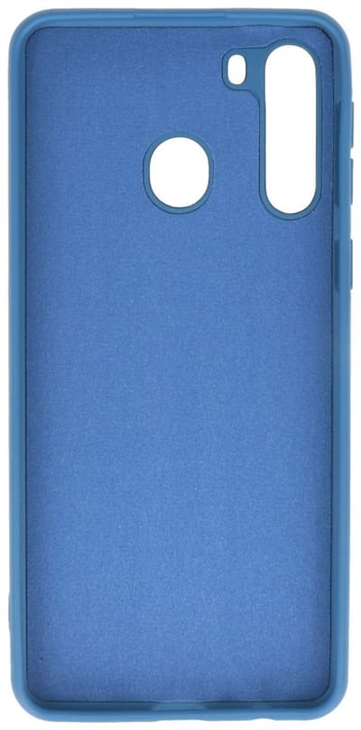 Hoesje Geschikt voor de Samsung Galaxy A21 - Fashion Color Backcover Telefoonhoesje - Navy