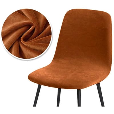 Hogere kwaliteit fluwelen stoelhoes 1/2/4/6 stuks rekbare stoelhoes voor eetkamer 2 soorten stoffen stoelhoes voor thuis 2 Pieces