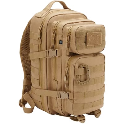 Brandit US Assault Pack Medium Rugtas camel - Polyester - Basics, Festival