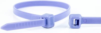 Kabelbinders - 140 x 3,6mm - Trekkracht tot 18,2kg - 100 stuks - Paars