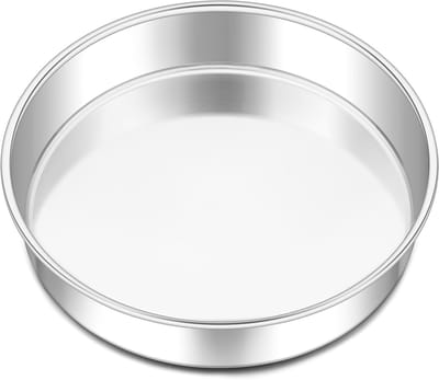 RVS Bakvorm voor Taarten van 28 cm, 5.5 cm Diep, Duurzaam en Roestvrij, Geschikt voor Vaatwasser, Ideaal voor Bakken en Taartdecoratie