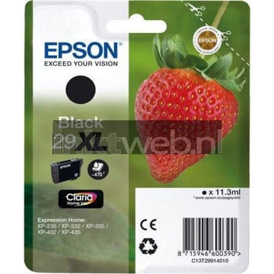 Epson T2991 nr. 29XL inktcartridge zwart hoge capaciteit (origineel)