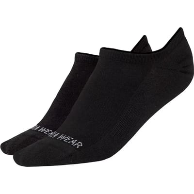 Gorilla Wear Enkelsokken 2-Pack - Zwart - 35-38