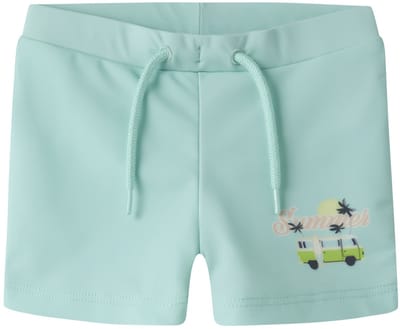 Name It Jongens Zwembroek Strak NMMZIGURT Turquoise - Maat 110/116