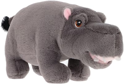 Keeleco Nijlpaard knuffel - 22 cm - dierenknuffels